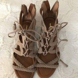 Strappy Ankle Flats